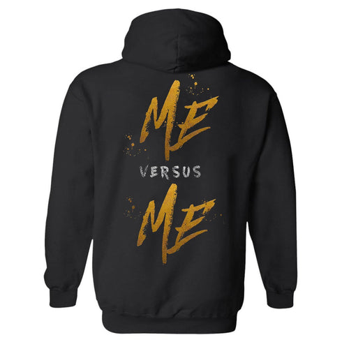 Men's Me Versus Me Printed Gym Hoodie